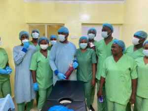 Medical team at work